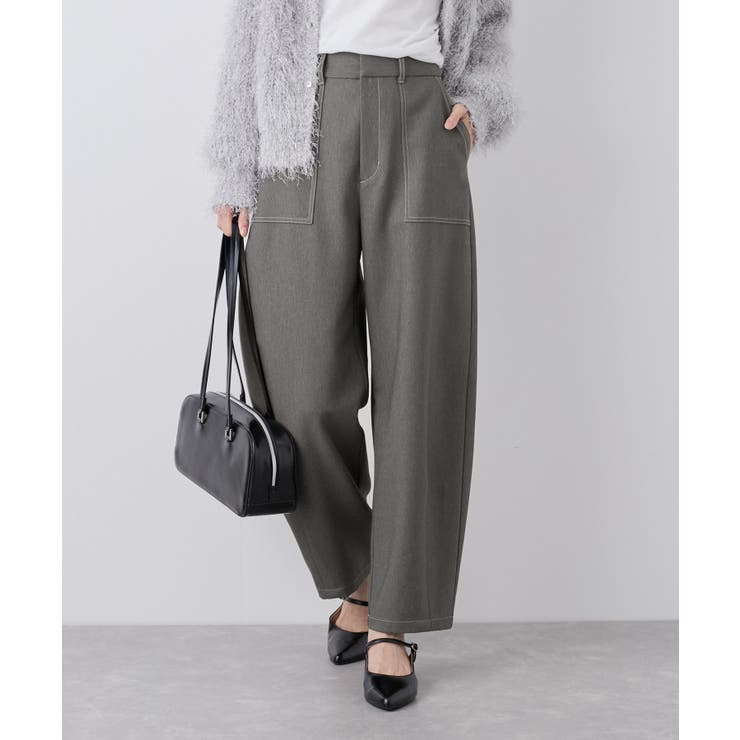 3サイズ展開】コクーンベイカーパンツ[品番：RPCW0047222]｜ROPE