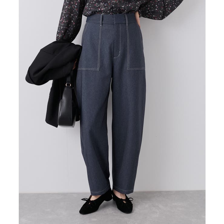 3サイズ展開】コクーンベイカーパンツ[品番：RPCW0047222]｜ROPE