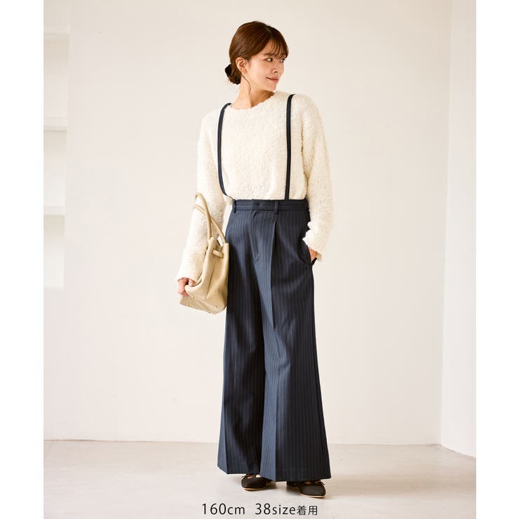 フレアシルエットサスペンダー付きパンツ | ROPE' PICNIC | 詳細画像2 