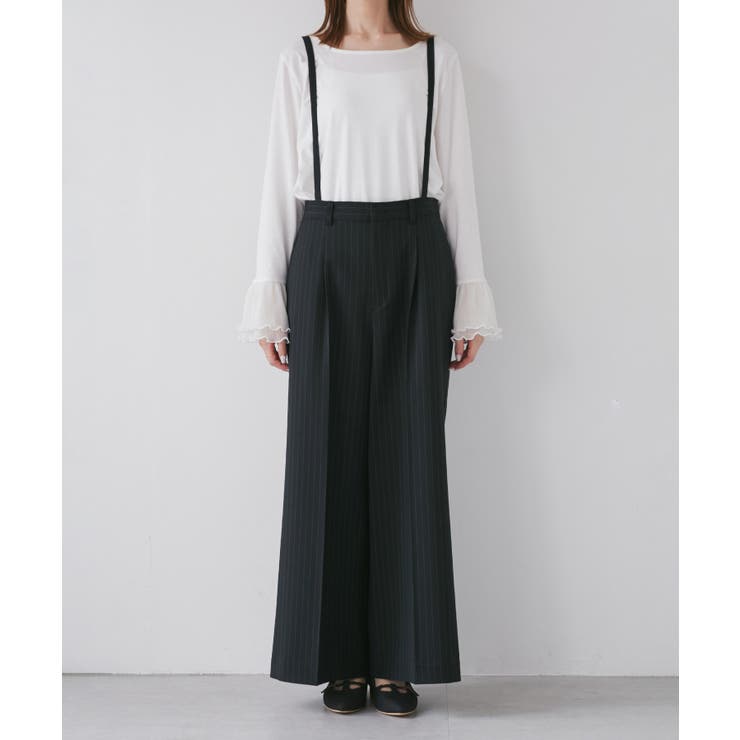 フレアシルエットサスペンダー付きパンツ | ROPE' PICNIC | 詳細画像23 