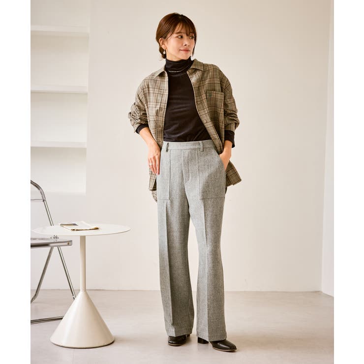 ベイカーワイドパンツ/通勤対応 | ROPE' PICNIC | 詳細画像6 