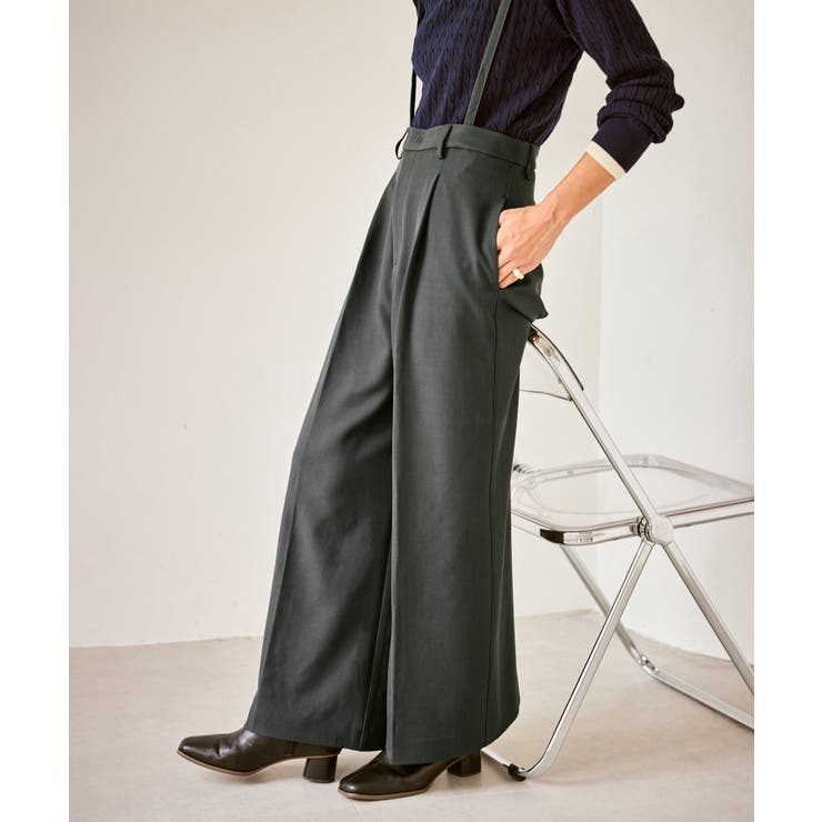 フレアシルエットサスペンダー付きパンツ | ROPE' PICNIC | 詳細画像10 