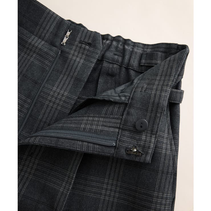 裏起毛無地＆チェックアソートワイドパンツ/防シワ | ROPE' PICNIC | 詳細画像32 