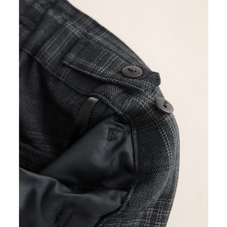 裏起毛無地＆チェックアソートワイドパンツ/防シワ | ROPE' PICNIC | 詳細画像33 