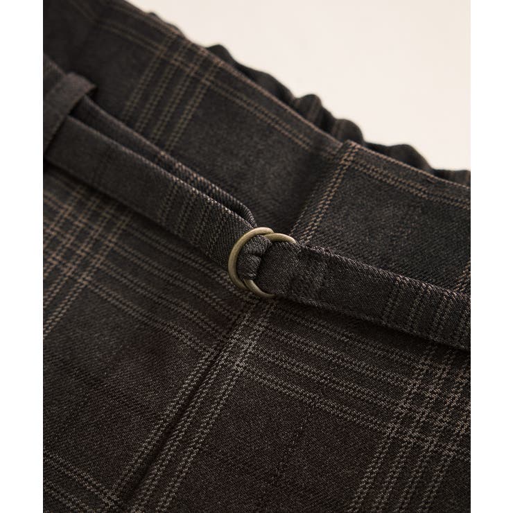 裏起毛無地＆チェックアソートワイドパンツ/防シワ | ROPE' PICNIC | 詳細画像35 