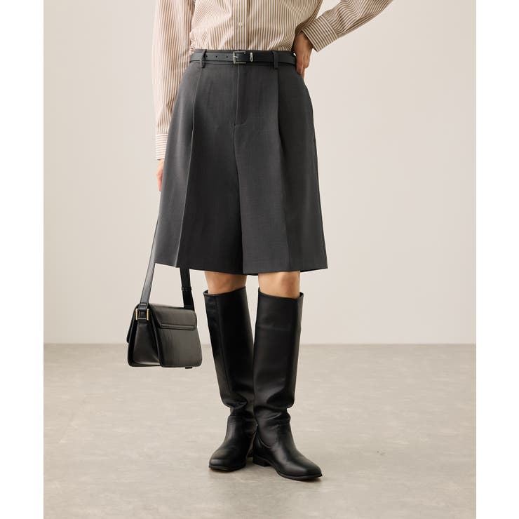 チャコール(06) | ウエストタックハーフパンツ | ROPE' PICNIC