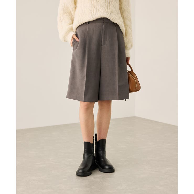 ベージュ系(29) | ウエストタックハーフパンツ | ROPE' PICNIC