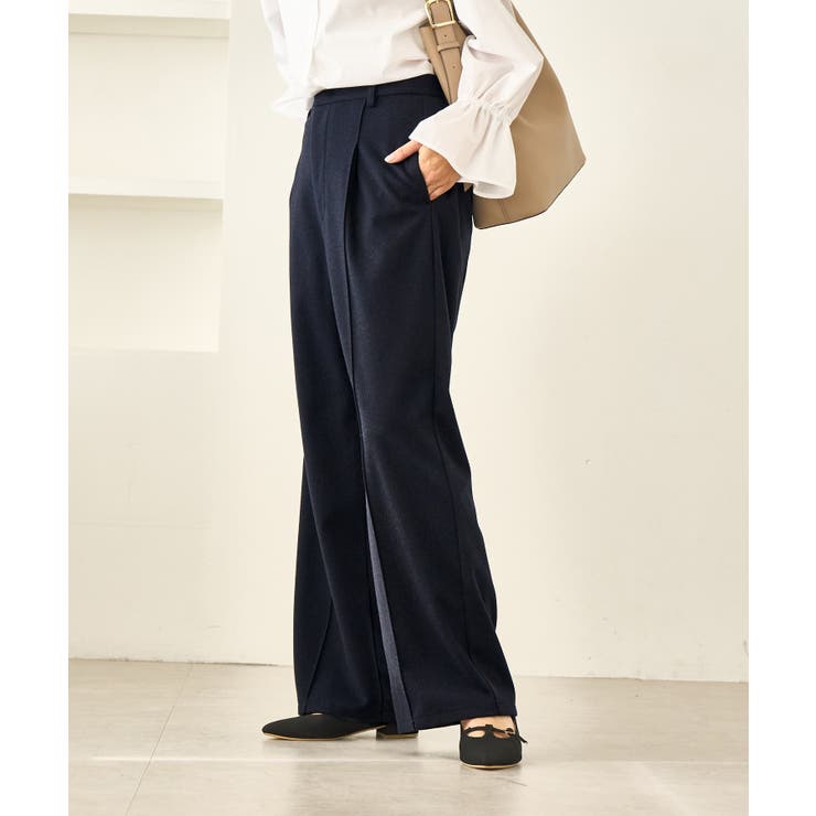 ネイビー(40) | ジャージーワイドパンツ | ROPE' PICNIC