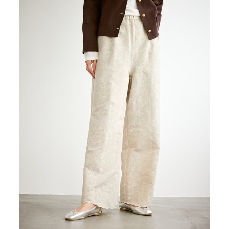 ウィンターイージー刺繍パンツ | ROPE' PICNIC | 詳細画像15 