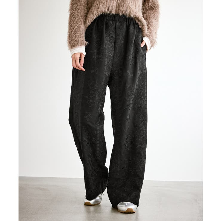 ウィンターイージー刺繍パンツ | ROPE' PICNIC | 詳細画像2 