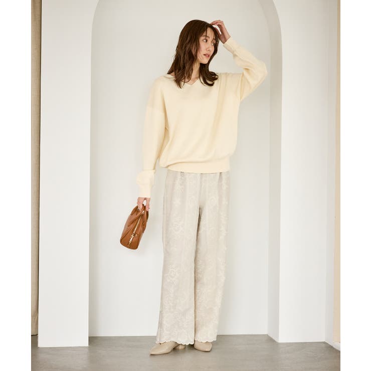 ウィンターイージー刺繍パンツ | ROPE' PICNIC | 詳細画像20 