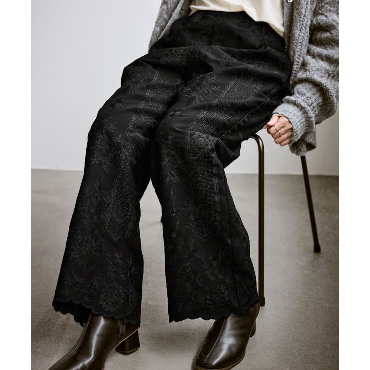 ウィンターイージー刺繍パンツ | ROPE' PICNIC | 詳細画像31 