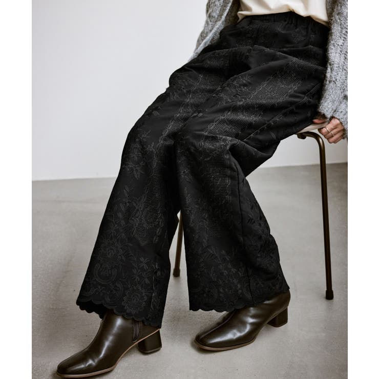 ウィンターイージー刺繍パンツ | ROPE' PICNIC | 詳細画像32 