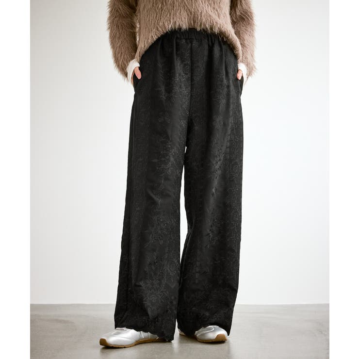 ウィンターイージー刺繍パンツ | ROPE' PICNIC | 詳細画像6 