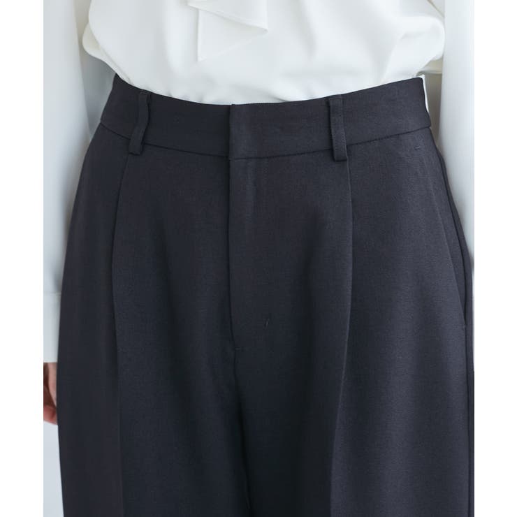 レディハンサムシリーズ ウールライクウエストタックセミワイドパンツ | ROPE' PICNIC | 詳細画像36 