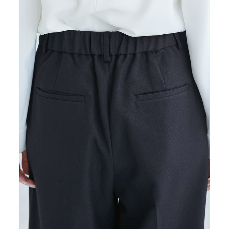 レディハンサムシリーズ ウールライクウエストタックセミワイドパンツ | ROPE' PICNIC | 詳細画像38 