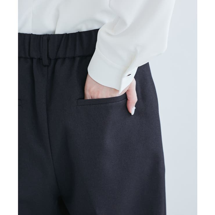 レディハンサムシリーズ ウールライクウエストタックセミワイドパンツ | ROPE' PICNIC | 詳細画像39 