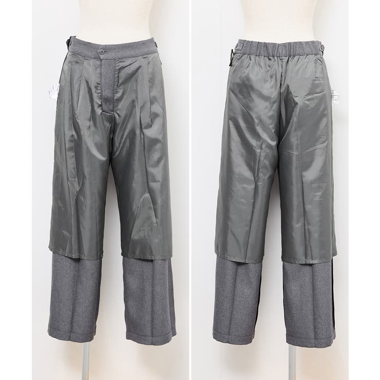 レディハンサムシリーズ ウールライクウエストタックセミワイドパンツ | ROPE' PICNIC | 詳細画像43 