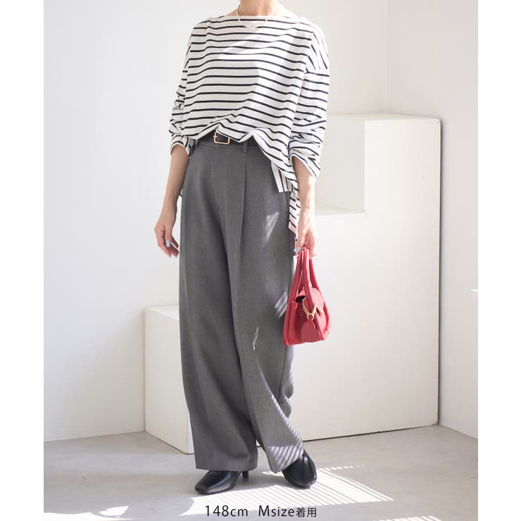 【低身長 小柄さんサイズ】レディハンサムシリーズ ウールライクウエストタックセミ… | ROPE' PICNIC | 詳細画像17 