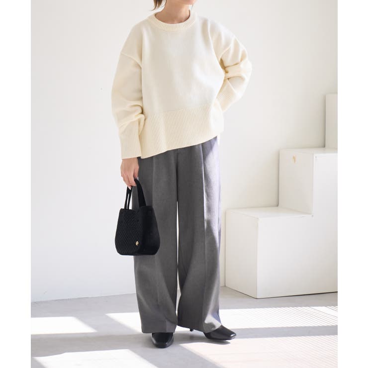 【低身長 小柄さんサイズ】レディハンサムシリーズ ウールライクウエストタックセミ… | ROPE' PICNIC | 詳細画像18 