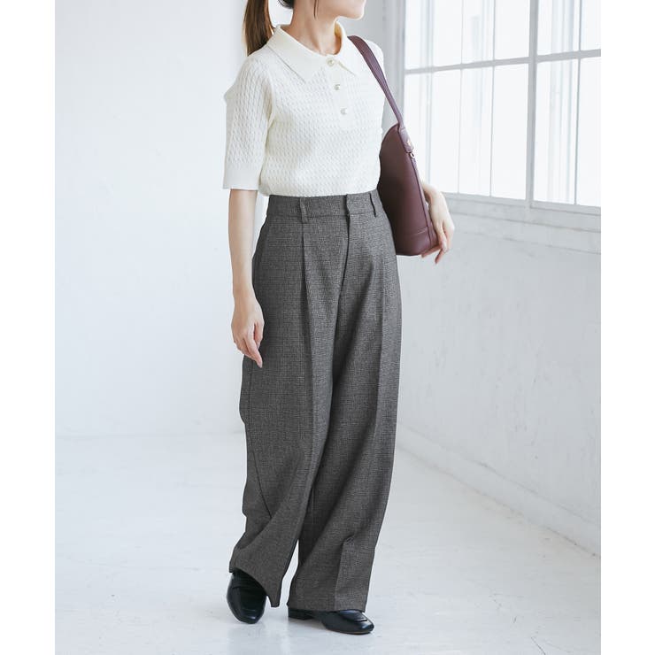 【低身長 小柄さんサイズ】レディハンサムシリーズ ウールライクウエストタックセミ… | ROPE' PICNIC | 詳細画像20 