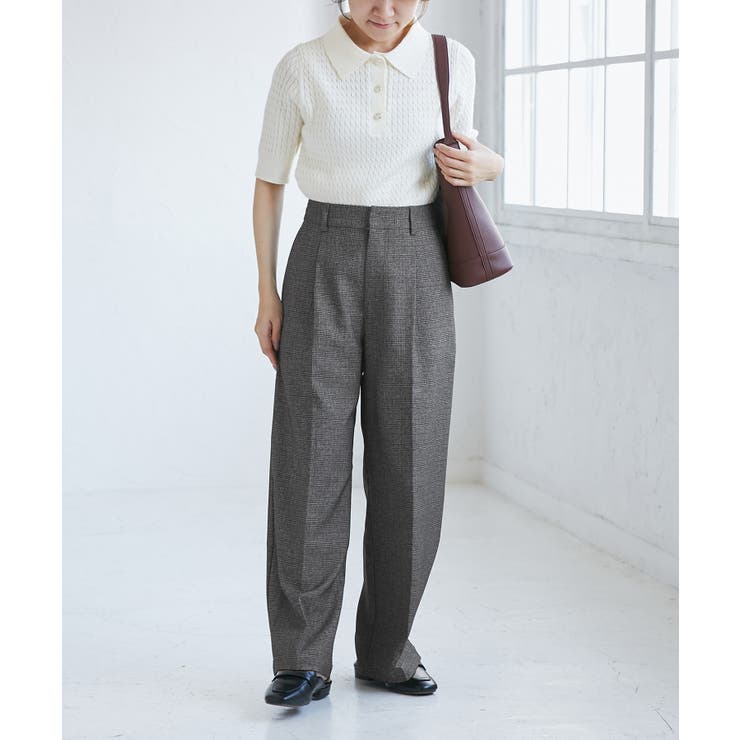 【低身長 小柄さんサイズ】レディハンサムシリーズ ウールライクウエストタックセミ… | ROPE' PICNIC | 詳細画像21 