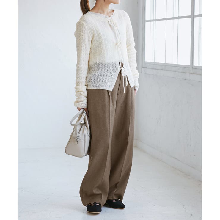 【低身長 小柄さんサイズ】レディハンサムシリーズ ウールライクウエストタックセミ… | ROPE' PICNIC | 詳細画像24 