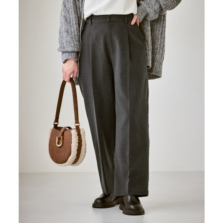 【低身長 小柄さんサイズ】レディハンサムシリーズ ウールライクウエストタックセミ… | ROPE' PICNIC | 詳細画像3 