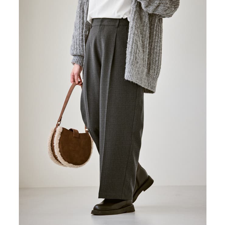 【低身長 小柄さんサイズ】レディハンサムシリーズ ウールライクウエストタックセミ… | ROPE' PICNIC | 詳細画像4 