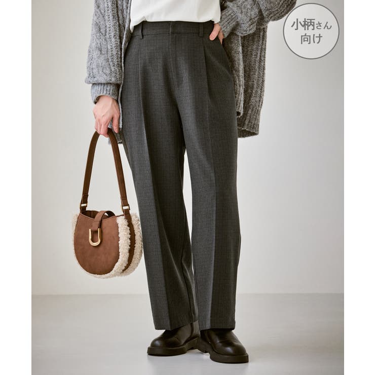 ブラック系(02) | 【低身長 小柄さんサイズ】レディハンサムシリーズ ウールライクウエストタックセミ… | ROPE' PICNIC