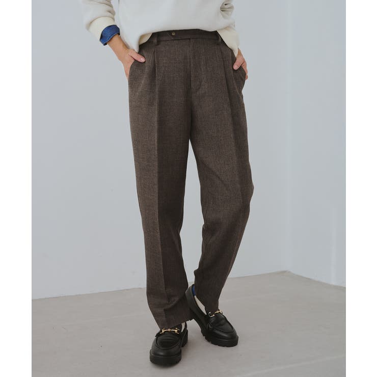 スリートーンツイードテーパードパンツ/セットアップ対応 | ROPE' PICNIC | 詳細画像1 