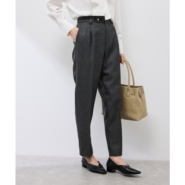 スリートーンツイードテーパードパンツ/セットアップ対応 | ROPE' PICNIC | 詳細画像6 