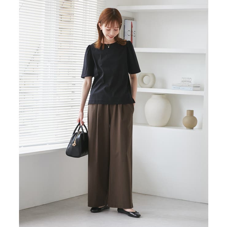 キレイ目イージーワイドパンツ/UVカット | ROPE' PICNIC | 詳細画像17 