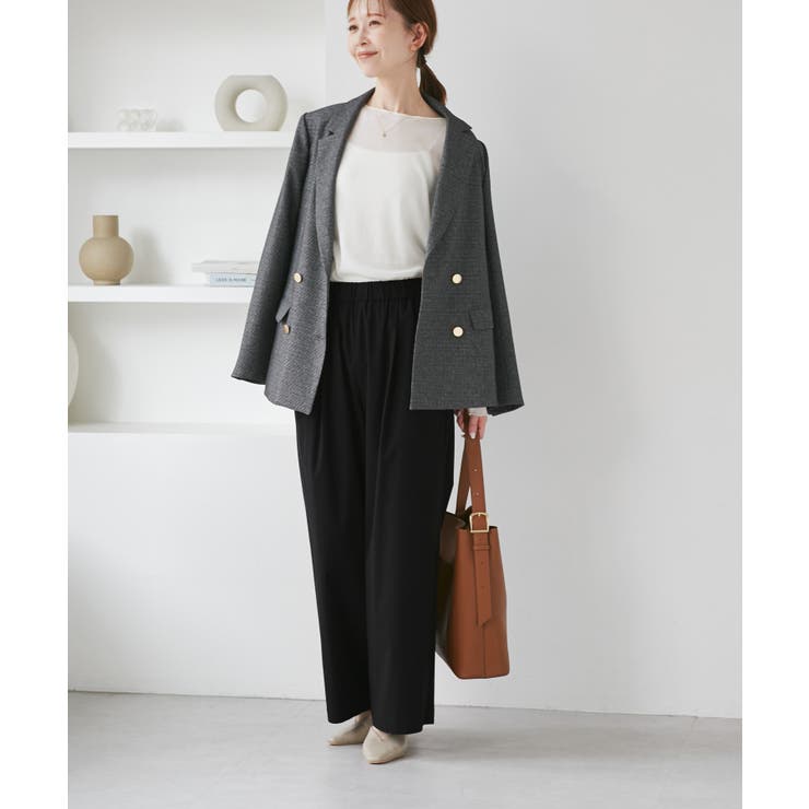 キレイ目イージーワイドパンツ/UVカット | ROPE' PICNIC | 詳細画像2 