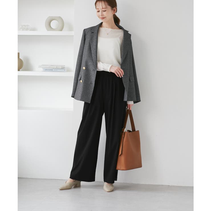 キレイ目イージーワイドパンツ/UVカット | ROPE' PICNIC | 詳細画像3 