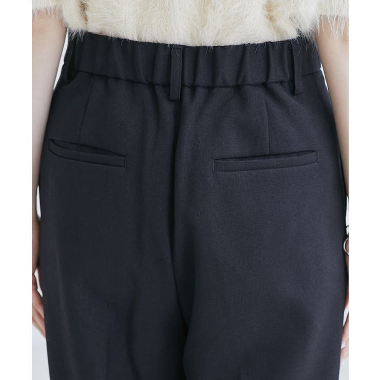 レディハンサムシリーズ ウールライクウエストタックセミワイドパンツ | ROPE' PICNIC | 詳細画像38 