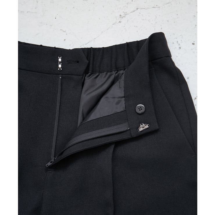 レディハンサムシリーズ ウールライクウエストタックセミワイドパンツ | ROPE' PICNIC | 詳細画像42 