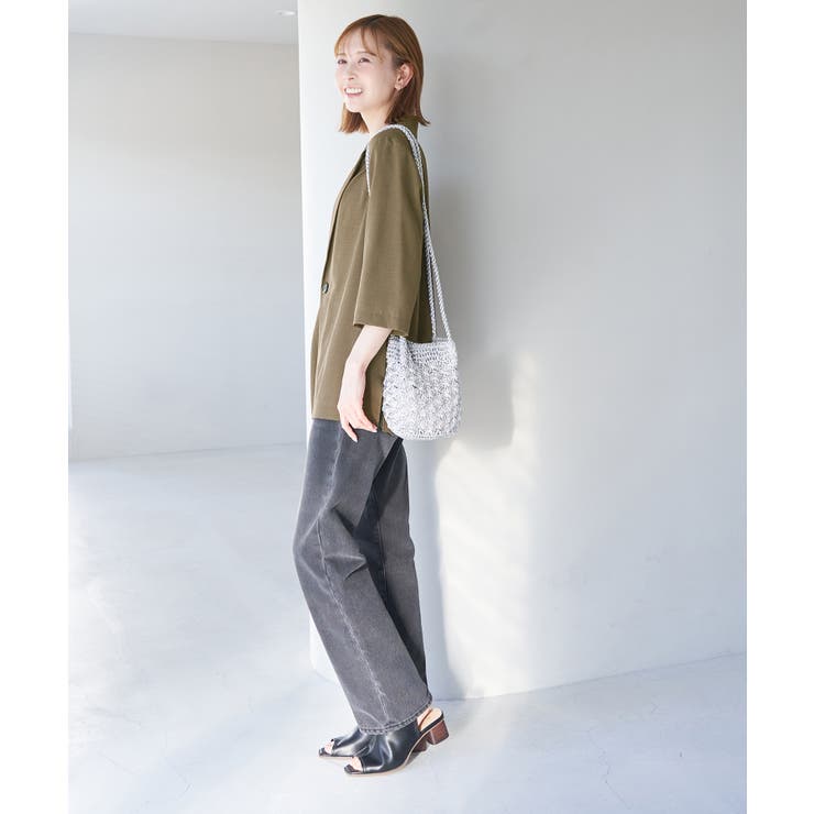 セットアップ対応/麻調シアージャケット | ROPE' PICNIC | 詳細画像11 