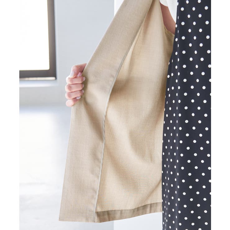 セットアップ対応/麻調シアージャケット | ROPE' PICNIC | 詳細画像27 