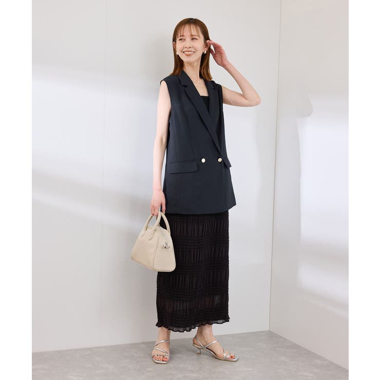 カナパスリーブレスジャケット セットアップ対応 | ROPE' PICNIC | 詳細画像12 