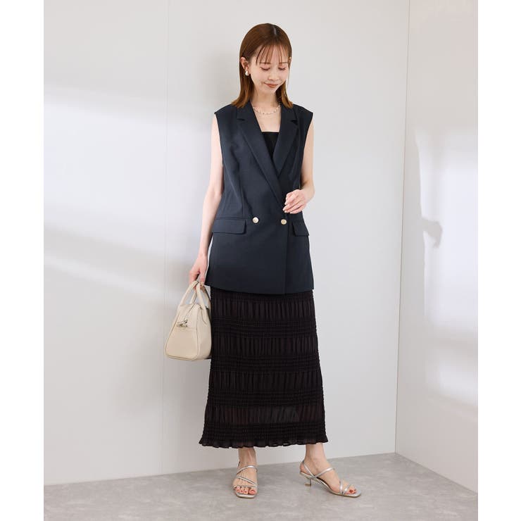 カナパスリーブレスジャケット セットアップ対応 | ROPE' PICNIC | 詳細画像13 