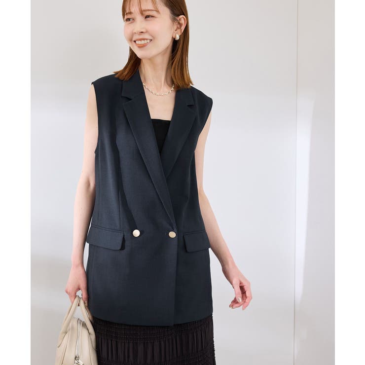 カナパスリーブレスジャケット セットアップ対応 | ROPE' PICNIC | 詳細画像15 