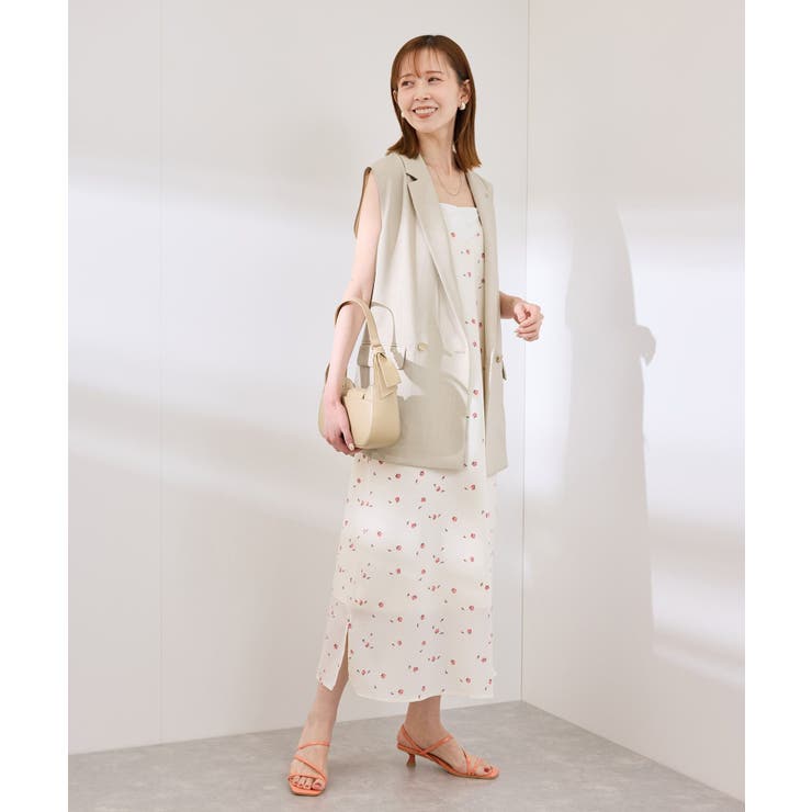 カナパスリーブレスジャケット セットアップ対応 | ROPE' PICNIC | 詳細画像2 