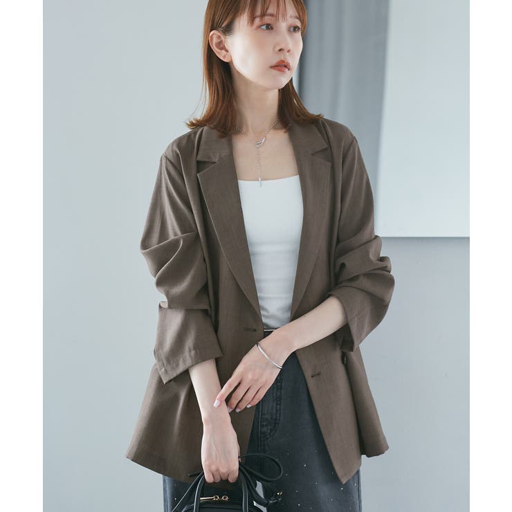 シアーテーラードジャケット セットアップ対応 | ROPE' PICNIC | 詳細画像14 