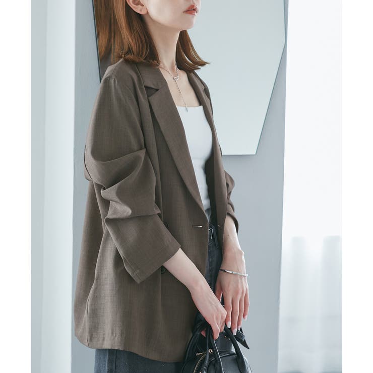 シアーテーラードジャケット セットアップ対応 | ROPE' PICNIC | 詳細画像15 