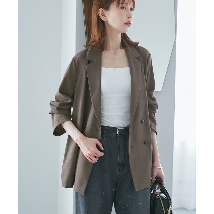 シアーテーラードジャケット セットアップ対応 | ROPE' PICNIC | 詳細画像16 