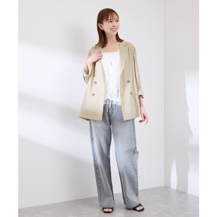 シアーテーラードジャケット セットアップ対応 | ROPE' PICNIC | 詳細画像25 