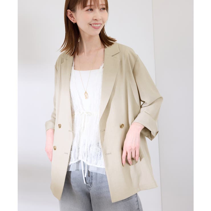 シアーテーラードジャケット セットアップ対応 | ROPE' PICNIC | 詳細画像26 