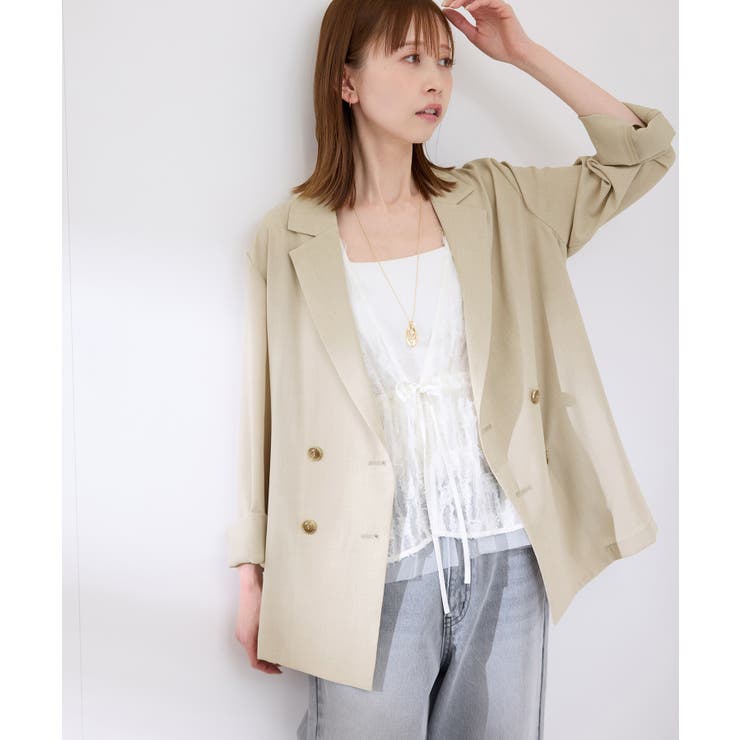 シアーテーラードジャケット セットアップ対応 | ROPE' PICNIC | 詳細画像27 