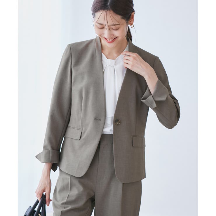 ノーラペルジャケット 通勤 セットアップ対応 | ROPE' PICNIC | 詳細画像11 